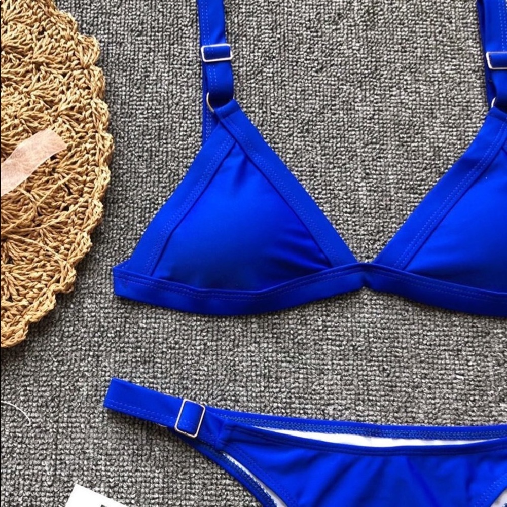 You Are My Angel Royal Blue Two Pieces Bikini - Picture 4 of 7